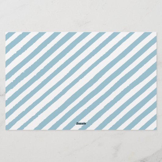 Blauw een beetje pompoen baby jongen douche voorsp briefpapier (Achterkant)