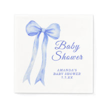 Blauw een Boog Het is Jongens Baby shower