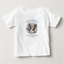 Blauw Eén Gelukkig Eend 1e Verjaardagsfeestje Cute