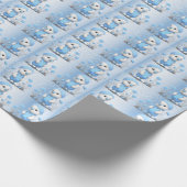 Blauw Eend Inpakpapier (Hoek)