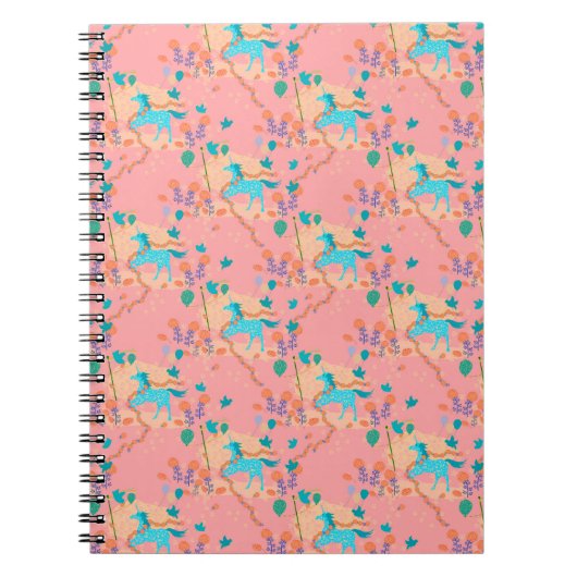 Blauw eenhoorn notitieboek (Voorkant)