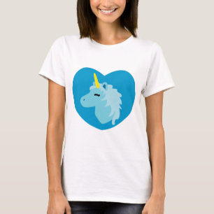 Blauw eenhoorn T-shirt