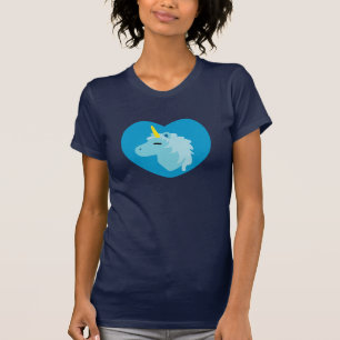 Blauw eenhoorn T-shirt