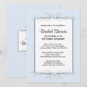 Blauw eenvoud-Vrijgezellenfeest Kaart (Voorkant / Achterkant)