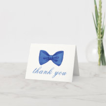 Blauw Eenvoudig Minimalistisch Bow Boy Baby shower
