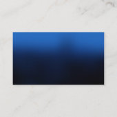 Blauw, eenvoudig, modern visitekaartje (Achterkant)