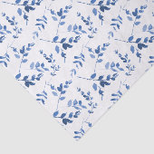 Blauw eenvoudige patroonontkoppeling tissuepapier (Detail)