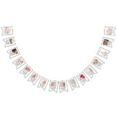 Blauw Eerste Rodeo Baby Boy 1e Verjaardag Mileston Vlaggetjes (Alle)