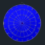 Blauw (effen kleur) dartbord<br><div class="desc">Blauw (effen kleur)</div>