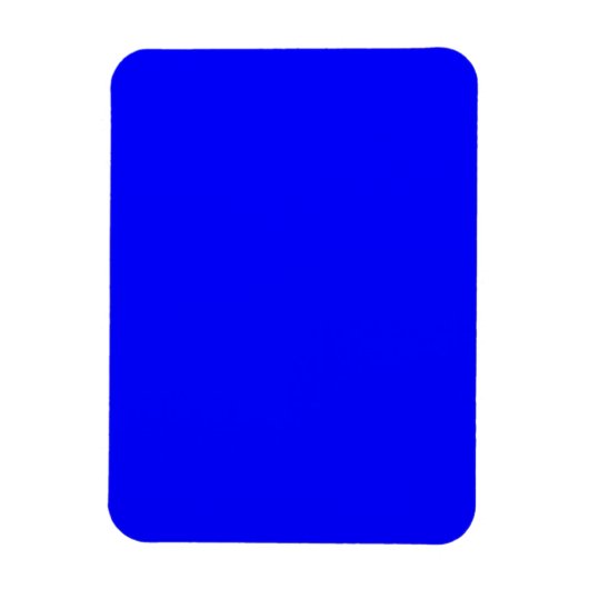 Blauw (effen kleur) magneet (Verticaal)