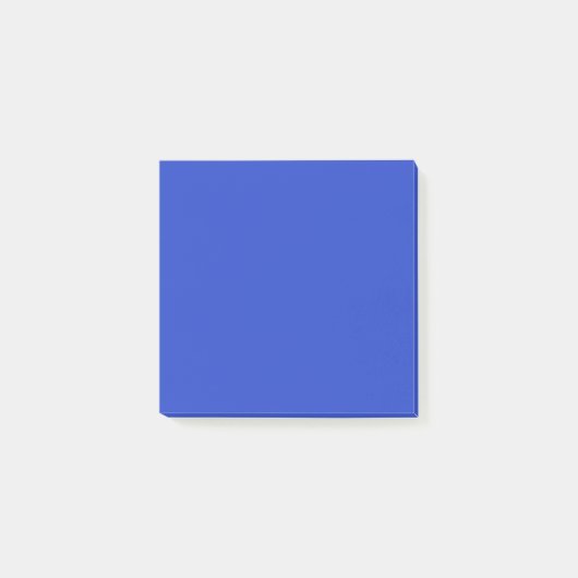 Blauw (effen kleur) post-it® notes (Voorkant)