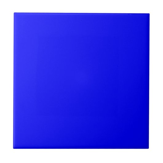 Blauw (effen kleur) tegeltje (Voorkant)