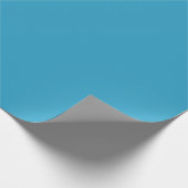 Blauw Effen Vaste Kleur Cadeaupapier (Hoek)