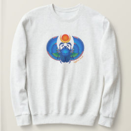 Blauw Egyptisch Scarab Sweatshirt