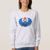 Blauw Egyptisch Scarab Sweatshirt (Voorkant)