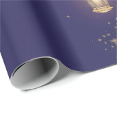 Blauw Eid-cadeauverpakkings papier (Rol Hoek)