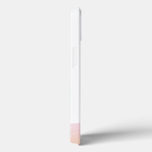 Blauw elegant kleurrijk golvend Case-Mate iPhone case (Achterkant / Rechts)