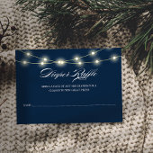 Blauw Elegant Minimalistisch Baby shower Luier Raf Informatiekaartje