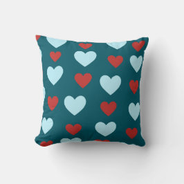 Blauw Elegant Schattig Cozy Modern Romantisch Chic Kussen