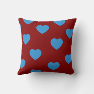 Blauw Elegant Schattig Knus Modern Romantisch Chic Kussen