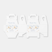 Blauw Elegant Twinkle Twinkle Baby shower Bedankdoosjes (Uitgevouwen)