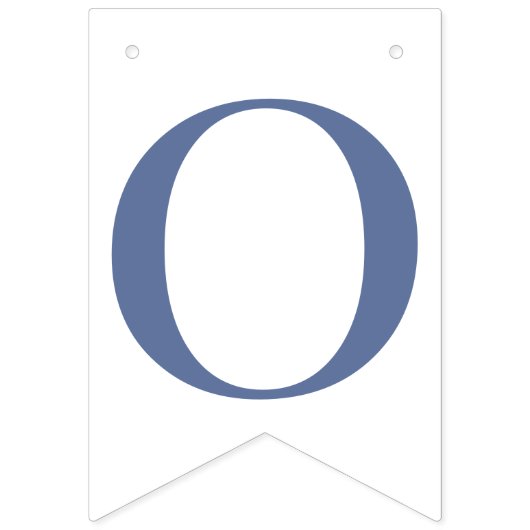 Blauw elegante felicitaties bunting banner (Tweede vlag)