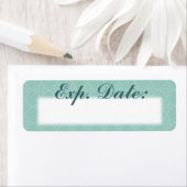 Blauw Elegante Vervaldatum Etiketten (Insitu)