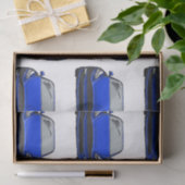 Blauw Elektrisch Voertuig SUV Auto Tissuepapier (Geschenk)
