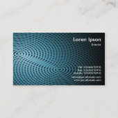 Blauw elektrisch zwembad 03 visitekaartje (Achterkant)