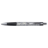 Blauw Elephant Patroon Pen (Achterkant)