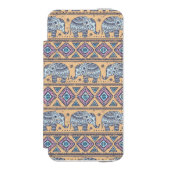 Blauw Elephant Tribal Patroon Incipio iPhone Portemonnee Hoesje (Voorkant Agenda)