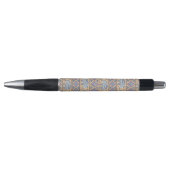 Blauw Elephant Tribal Patroon Pen (Voorkant)