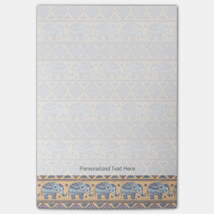 Blauw Elephant Tribal Patroon Post-it® Notes