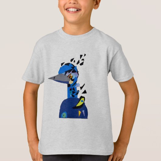 Blauw EMU T-shirt (Voorkant)