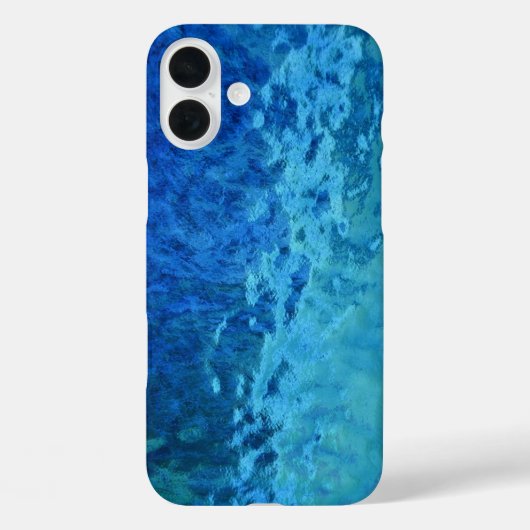Blauw en Aqua Glas in lood Case-Mate iPhone Case (Achterkant)