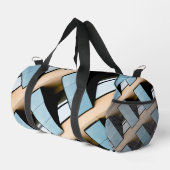 Blauw en Beige Abstract Plunjezak (Rechterhoek)