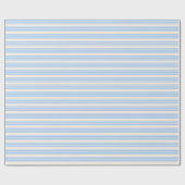 Blauw en beige vijf strips cadeaupapier (Vlak)