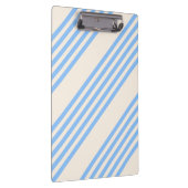 Blauw en beige vijf strips klembord (Rechts)