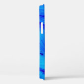 Blauw en blauwgroen abstract schilderij Case-Mate iPhone case (Achterkant / Rechts)
