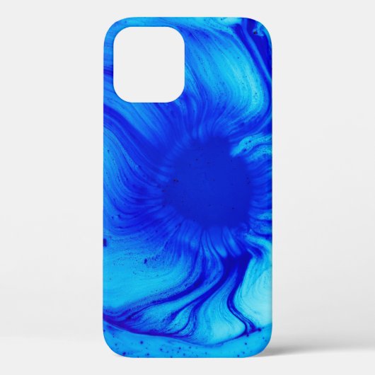 Blauw en blauwgroen abstract schilderij Case-Mate iPhone case (Achterkant)