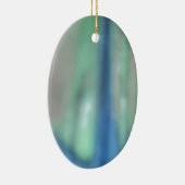 Blauw en blauwgroen groen zee keramisch ornament (Rechts)