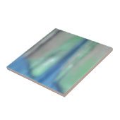 Blauw en blauwgroen groen zee tegeltje (Zijkant)