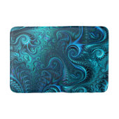 Blauw- en Blauwgroen inktvissenpatroon Badmat (Voorkant)