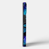 Blauw en Blauwgroen Petals Mandala Case-Mate iPhone Case (Achterkant / Rechts)