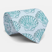 Blauw en Blauwgroen Stropdas voor riem (Opgerold)