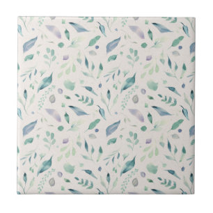 Blauw en Blauwgroen Verlof de Achtergrond van de D Tegeltje