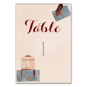 Blauw en Bourgogne Kaart (Achterkant)