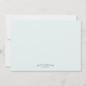 BLAUW- EN BROEIHOOGKROSS | BAPTISME-INVITATIE KAART (Achterkant)