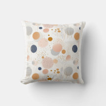 Blauw en Bruin Abstract Kleur DesignFleece Deken