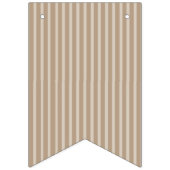 Blauw en Bruin Baby Boy Baby shower Party Banner (Eerste vlag)